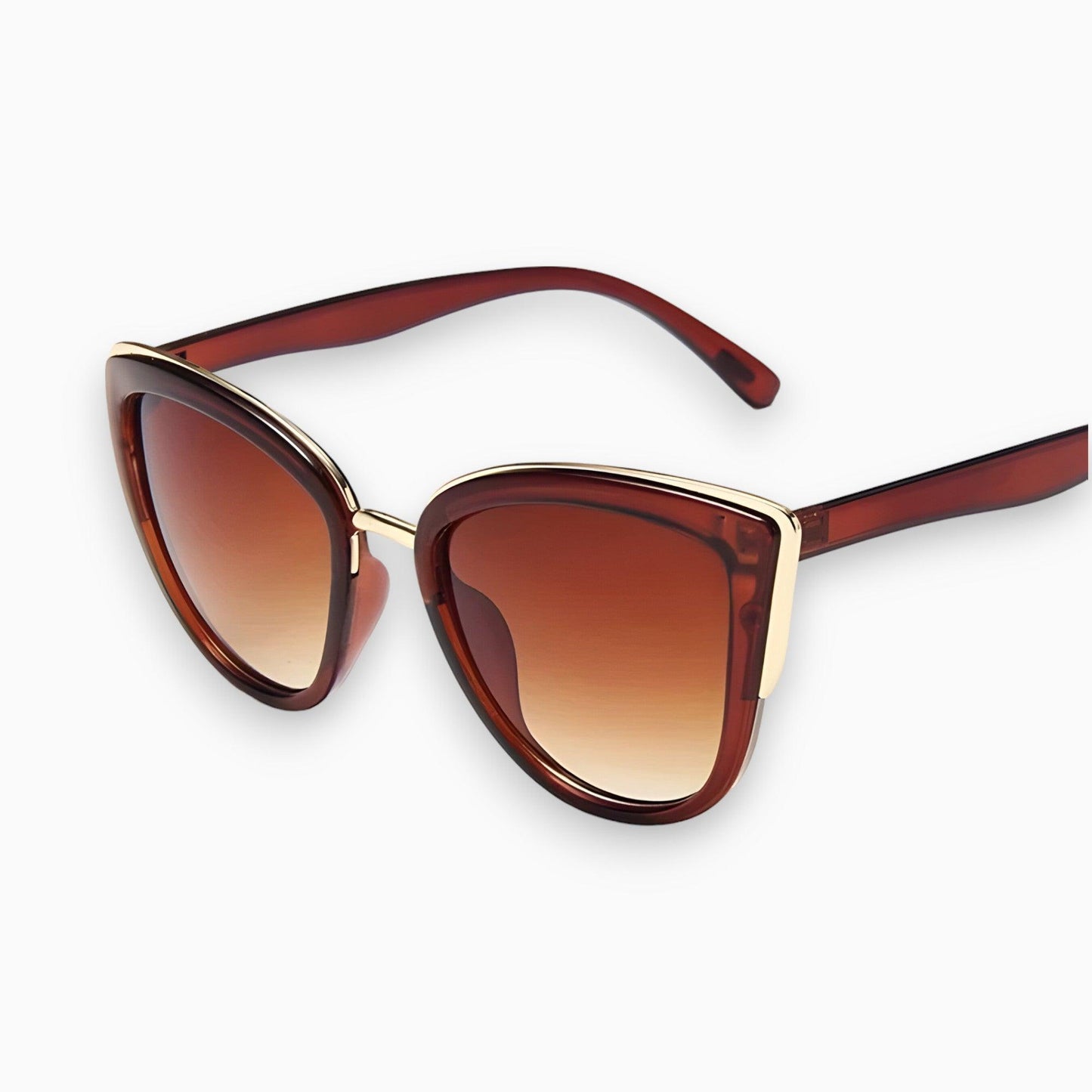 WW | Cateye Sonnenbrille Mit Verlaufsgläsern Und Uv Schutz