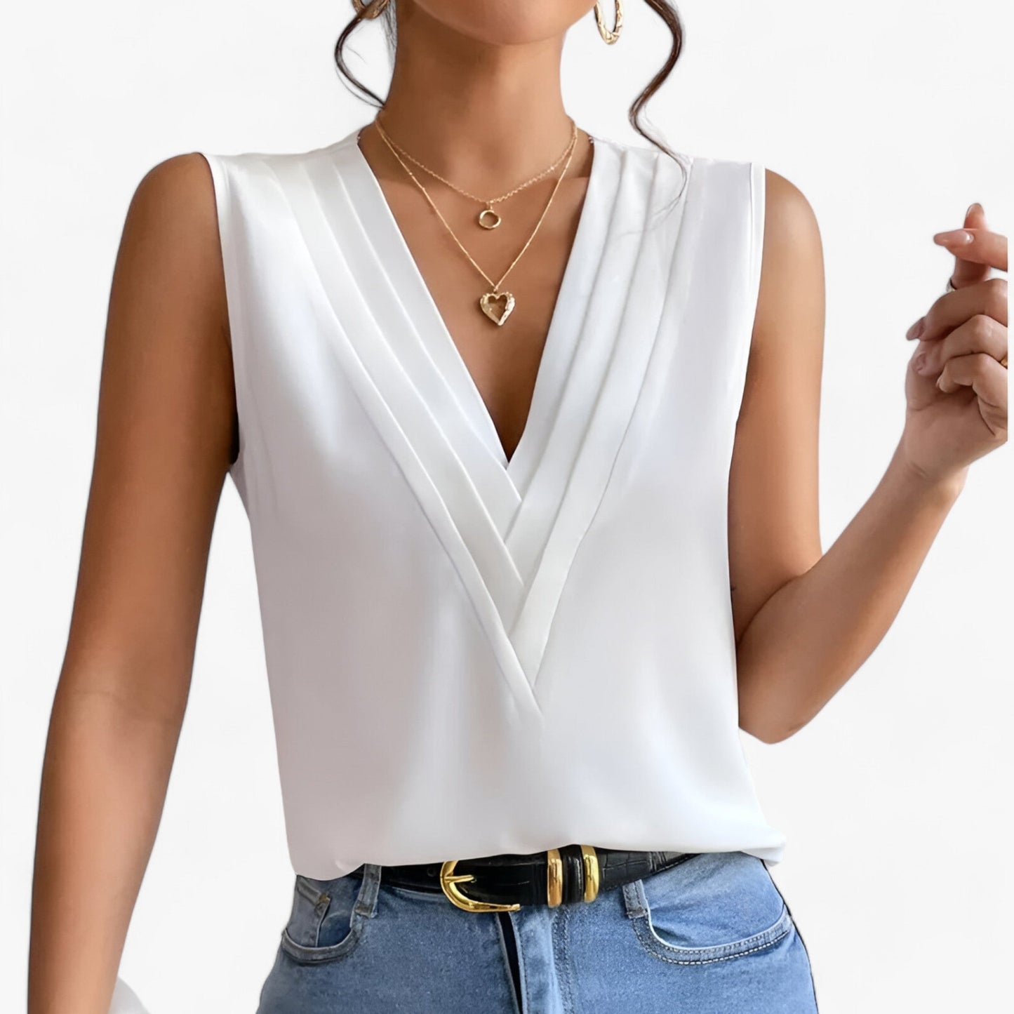 WW | Sleeveless Blouse For Effortless Comfort