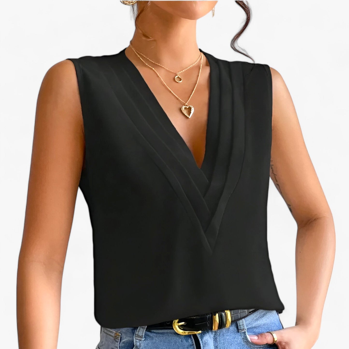 WW | Sleeveless Blouse For Effortless Comfort