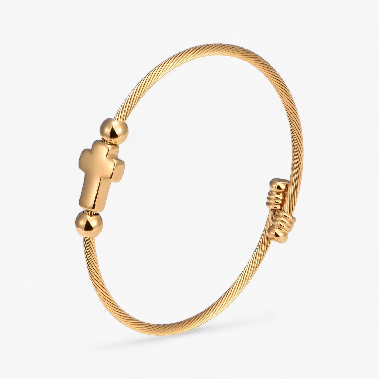 Cross Bracelet - Elegant and Hypoallergenic
