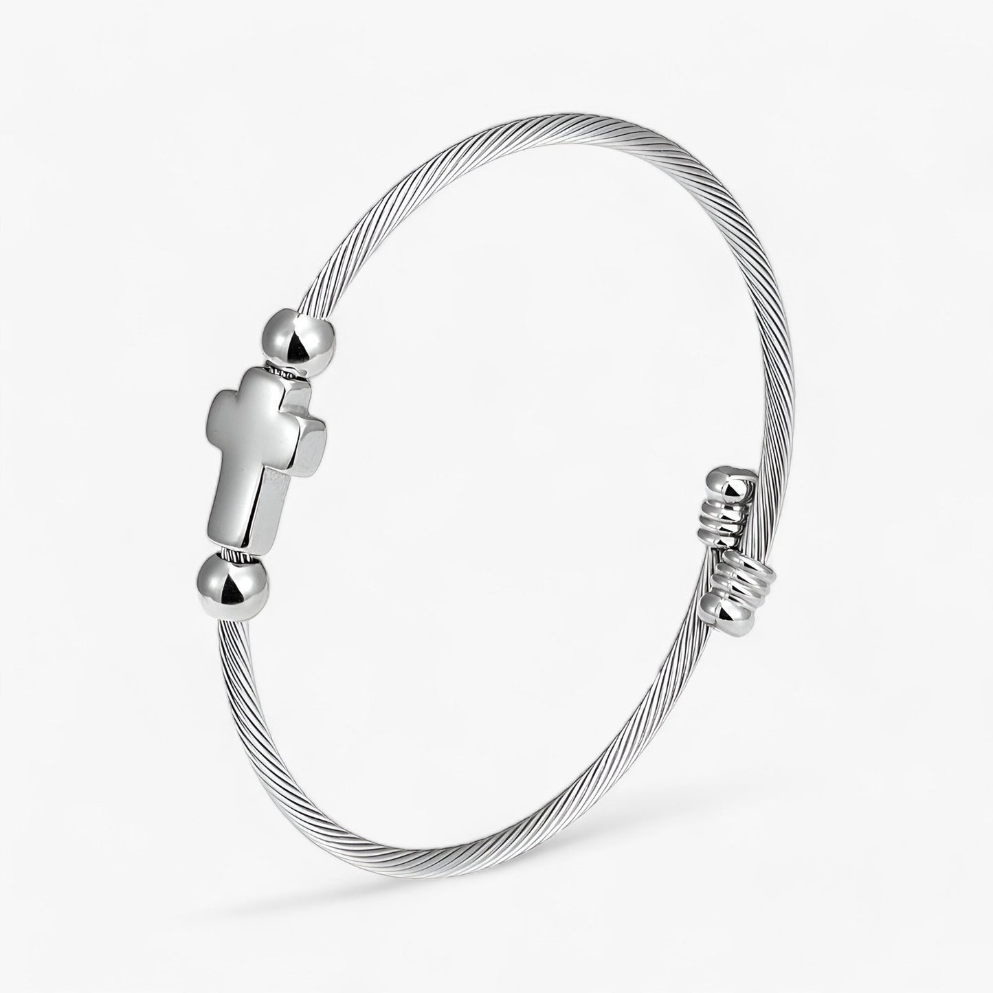 Cross Bracelet - Elegant and Hypoallergenic