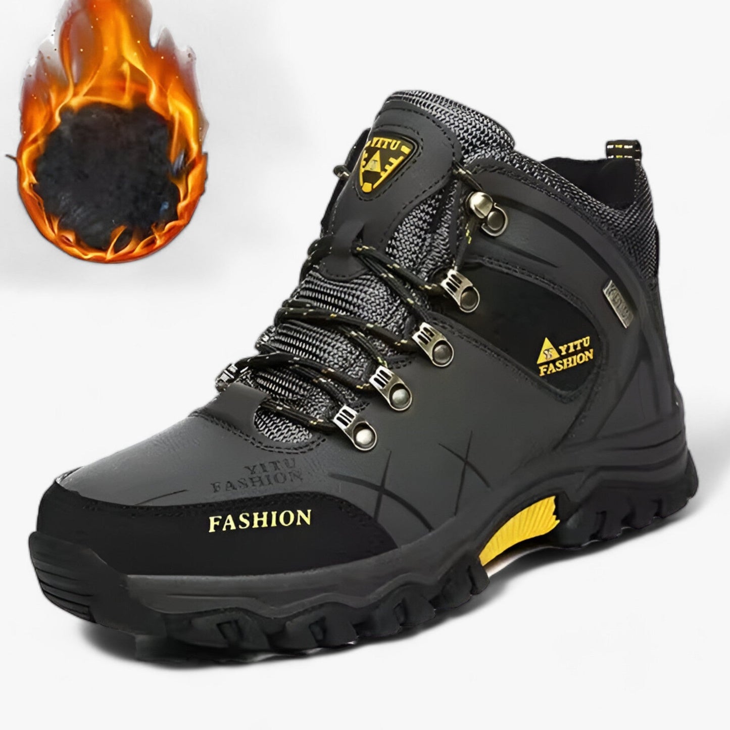 WW | Lederstiefel für Schnee - Ultra warm für den Winter