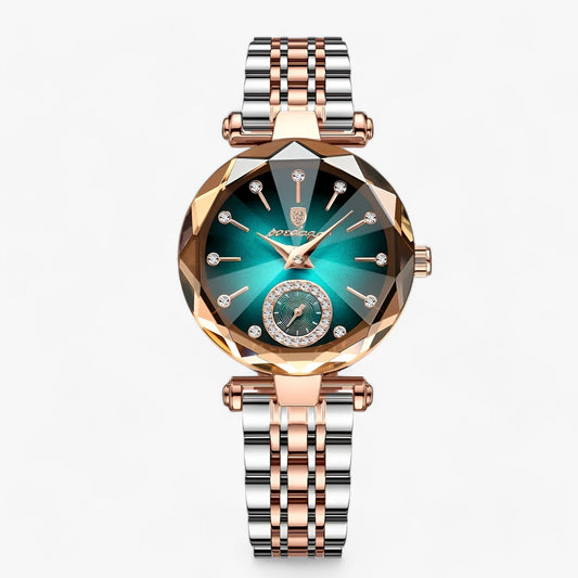 WW | Luxury Women's Stainless Steel Wristwatch With Diamond Accents