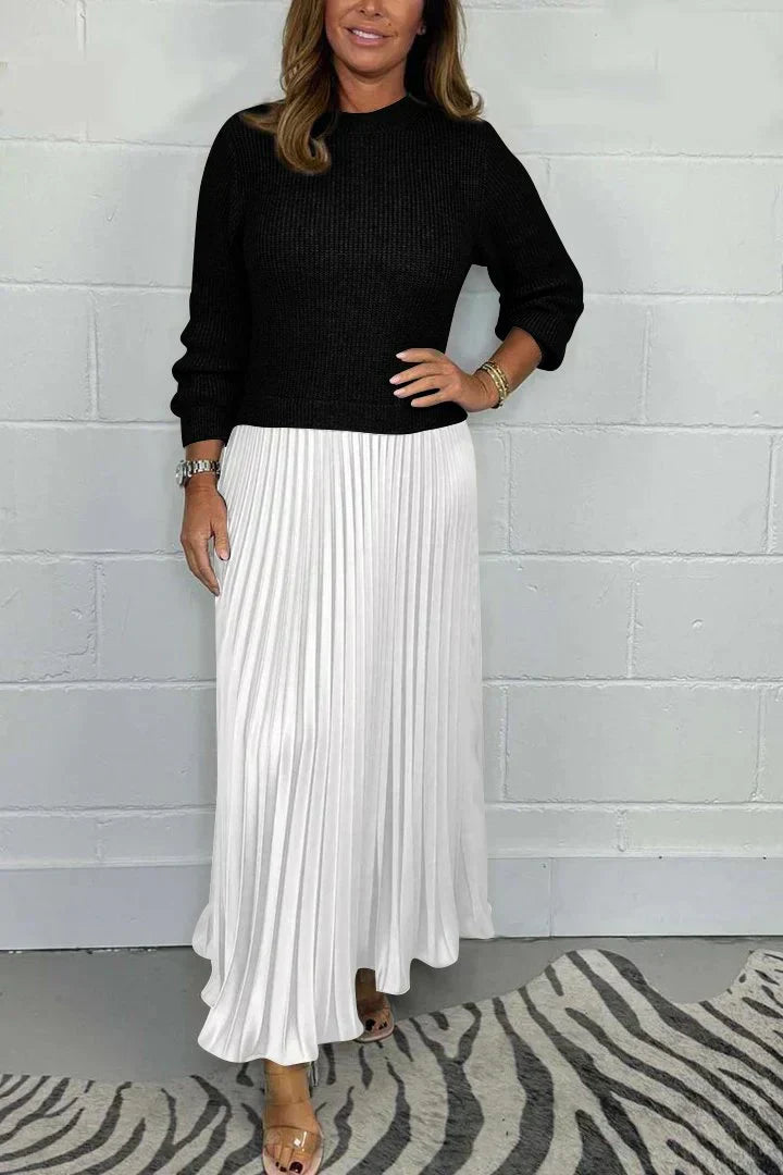 WW | Eleganter 2-In-1-Kleid-Pullover