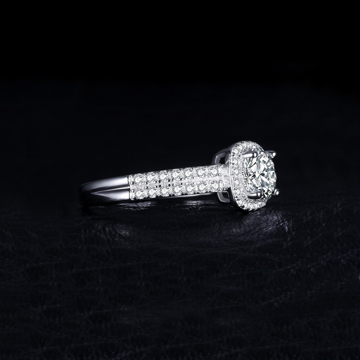 WW | Classic 925 Sterling Silver Rings with Zircon Gemstone
