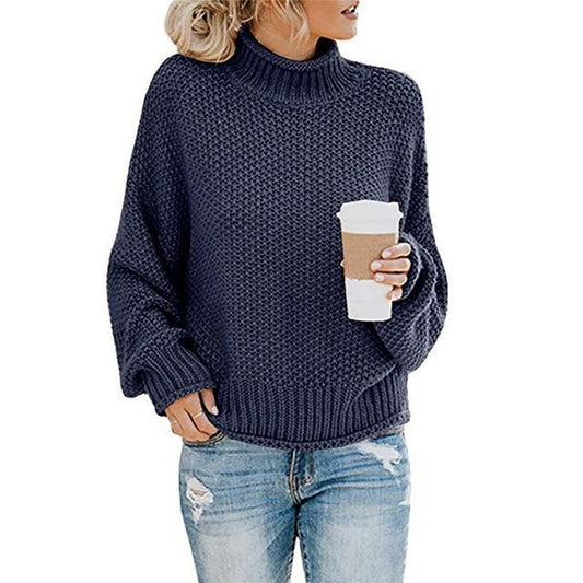 WW | Comfortable Ribbed Turtleneck Sweater