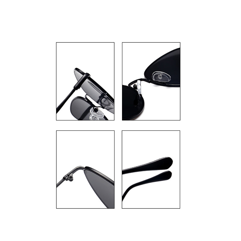 WW | Kleine Weinlese Katze Auge Sonnenbrille