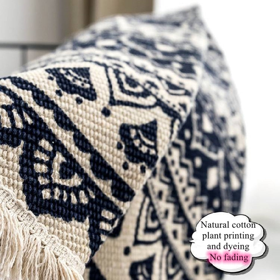 WW | Boho Stil Quasten Strandteppich