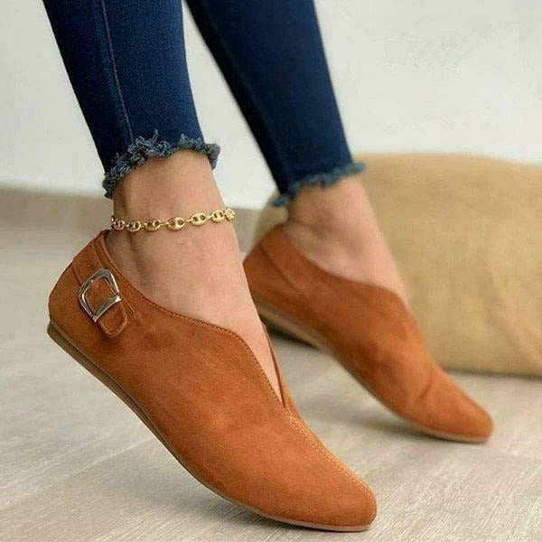 WW | Flache Freizeitschuhe aus Wildleder