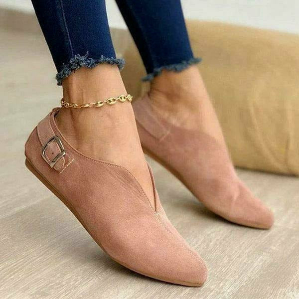 WW | Flache Freizeitschuhe aus Wildleder