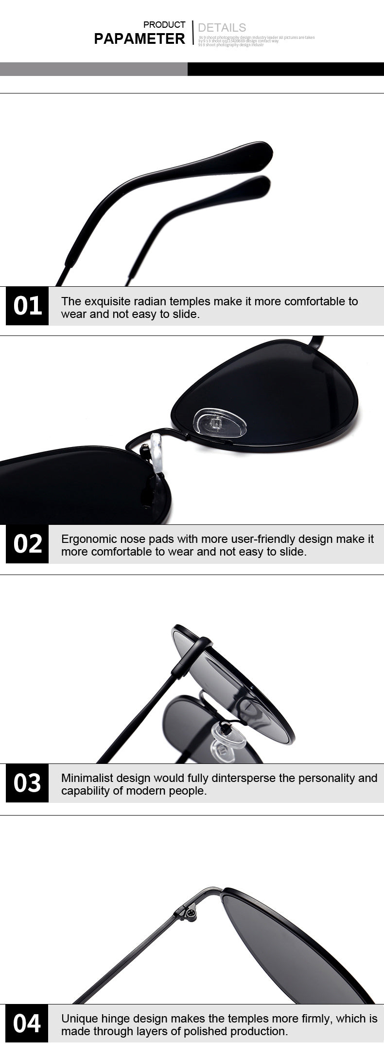 WW | Kleine Weinlese Katze Auge Sonnenbrille