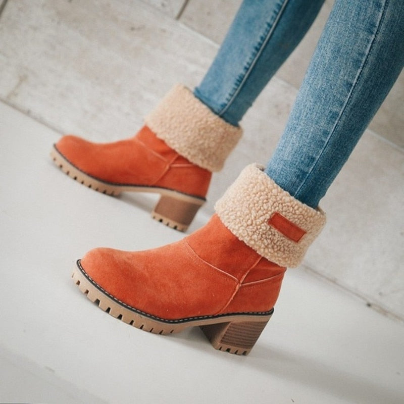 WW | Elegante Winter Stiefel mit Absatz für Frauen