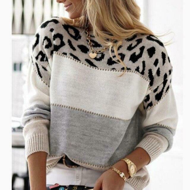 WW | Pulli mit Leopardenmuster