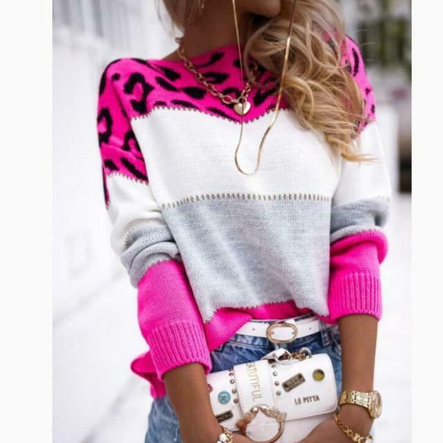 WW | Pulli mit Leopardenmuster
