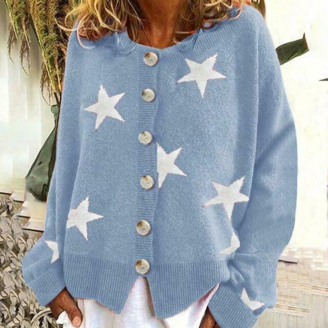 WW | Sweater with Star Print Design