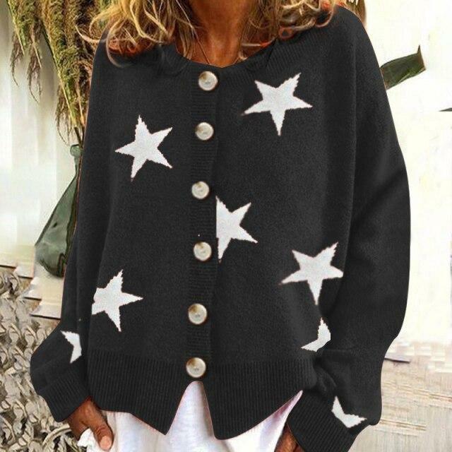 WW | Sweater with Star Print Design