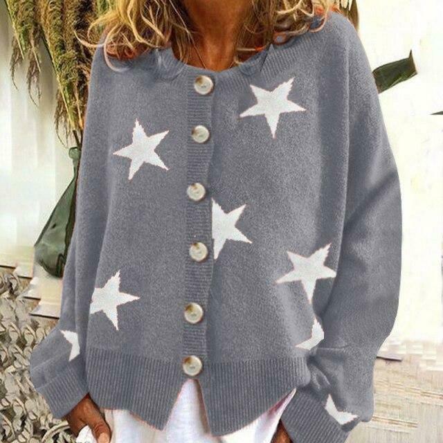WW | Sweater with Star Print Design