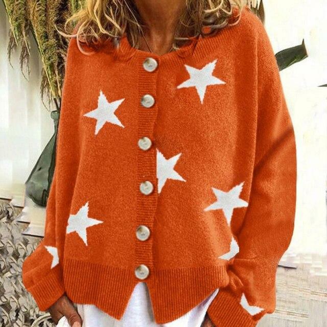 WW | Sweater with Star Print Design