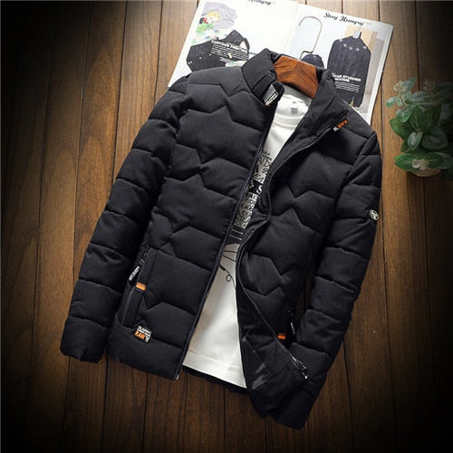 WW | Herren Daunenjacke Winter- Stehkragen