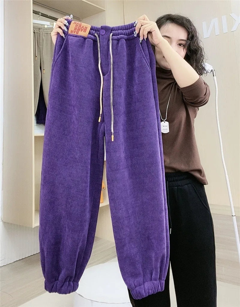 WW | Winter Jogging Pants - Warm Plush Lining & Casual Design