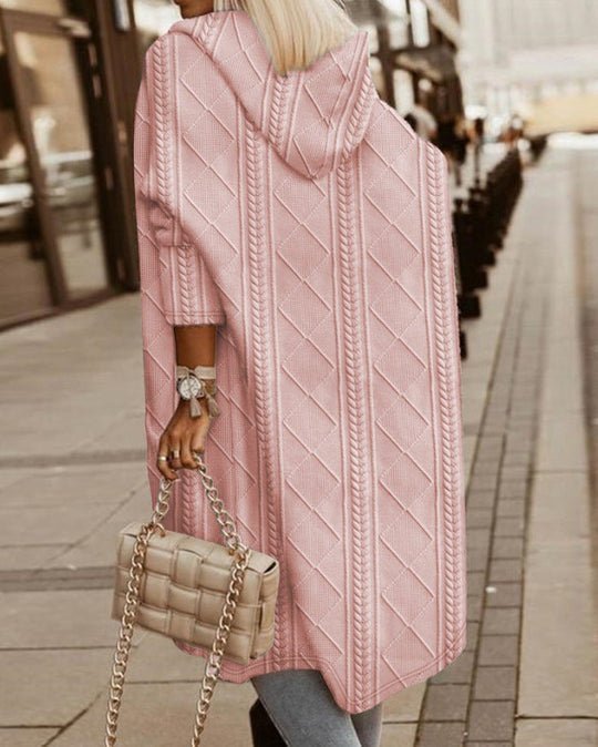 WW | Longline Cardigan - Weiches Strickmaterial - Gemütliches Schichtungsteil - Lässiger Herbststil