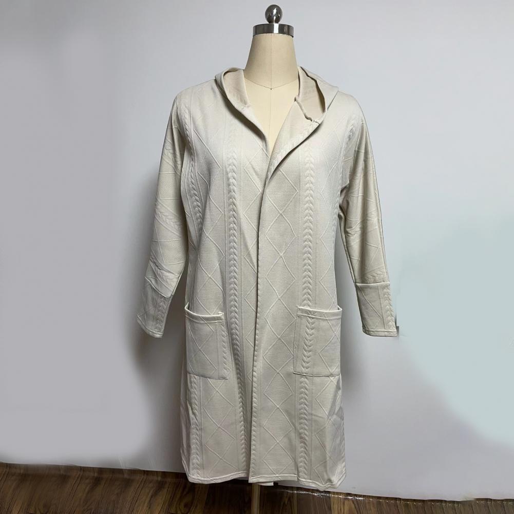 WW | Longline Cardigan - Weiches Strickmaterial - Gemütliches Schichtungsteil - Lässiger Herbststil