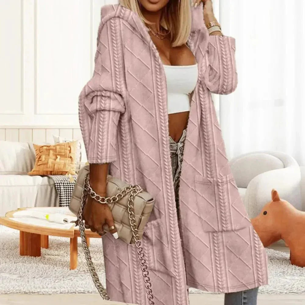 WW | Longline Cardigan - Weiches Strickmaterial - Gemütliches Schichtungsteil - Lässiger Herbststil