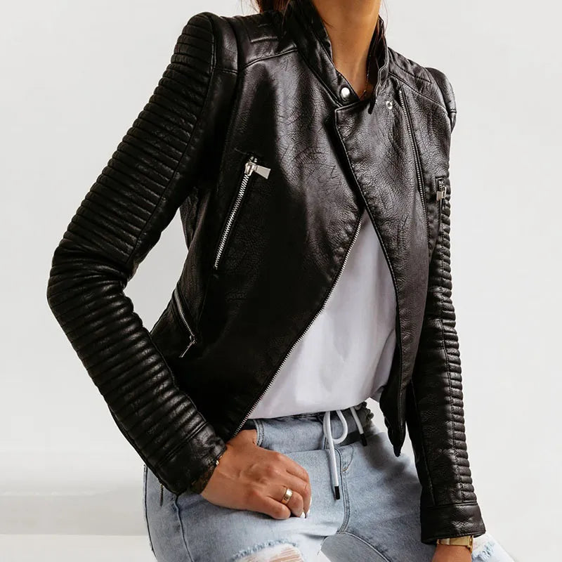 WW | Leather Biker Jacket Cool & Stylish