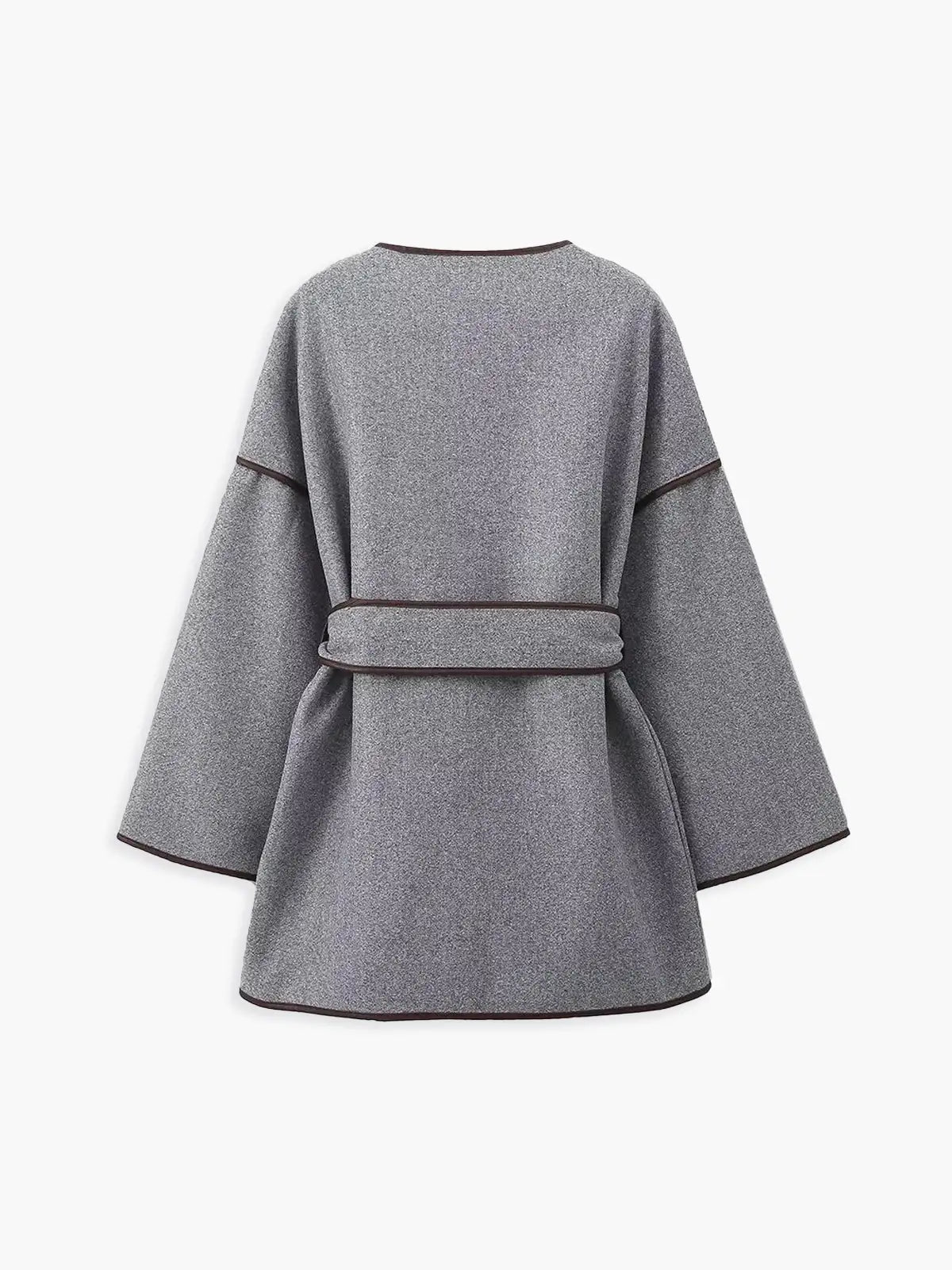 WW | Fitted Wool Coat with Belt
