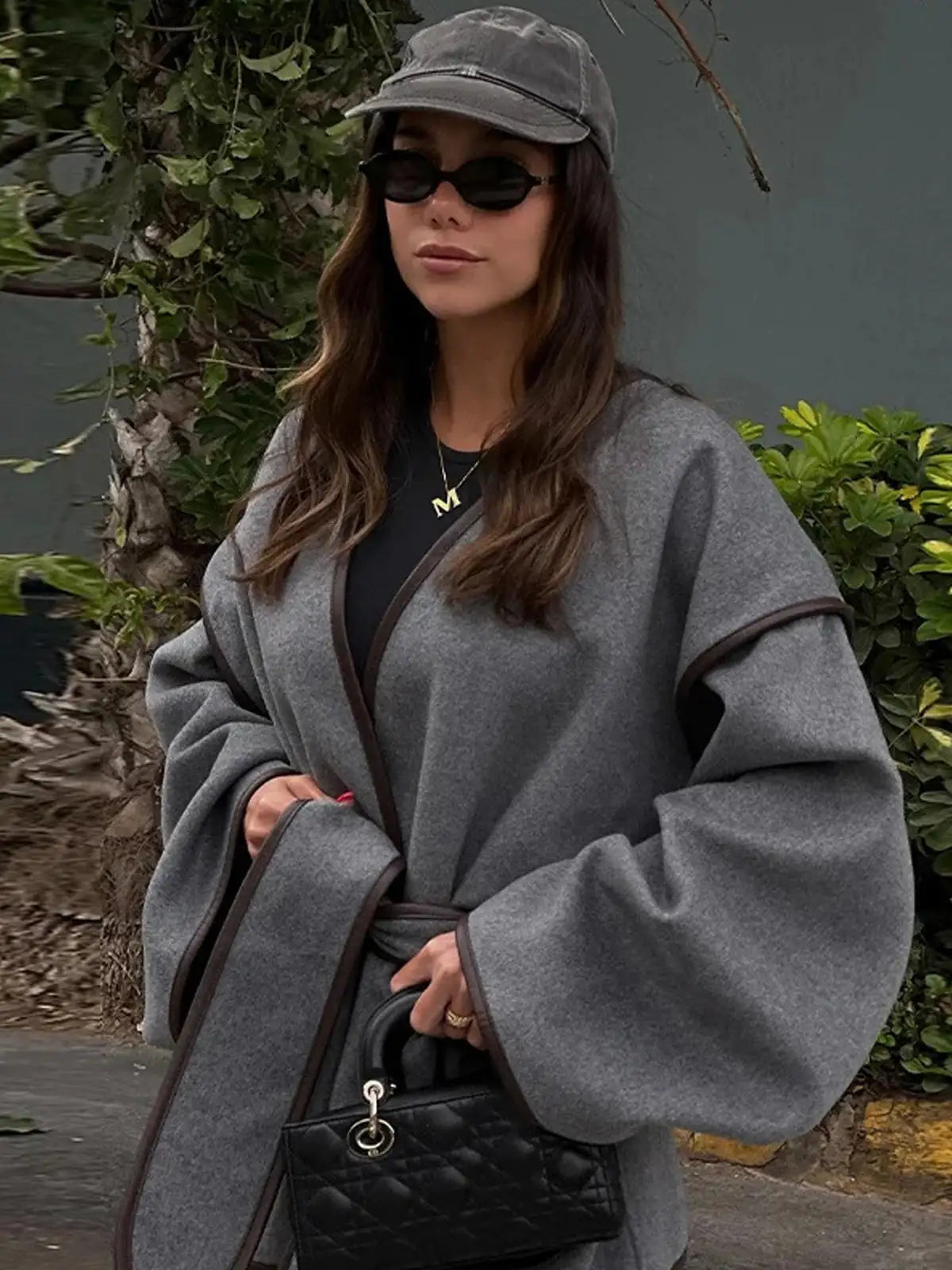 WW | Fitted Wool Coat with Belt