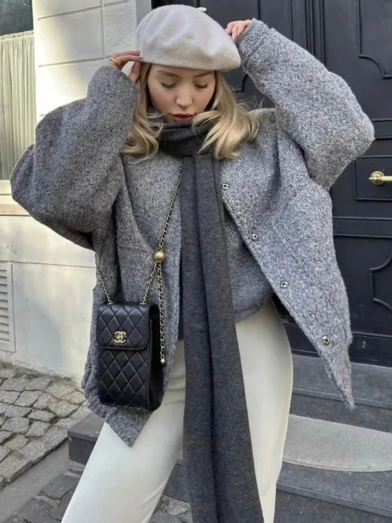 WW | Fit Woll Bomberjacke