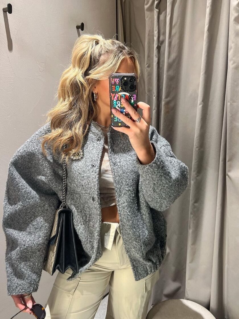 WW | Fit Woll Bomberjacke
