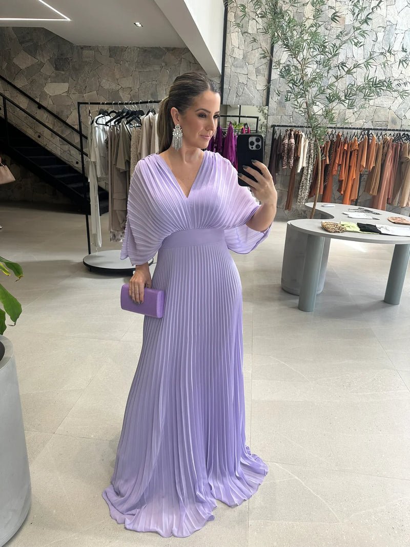 WW | Fließendes Sommerkleid mit Bauchverdecker Effekt