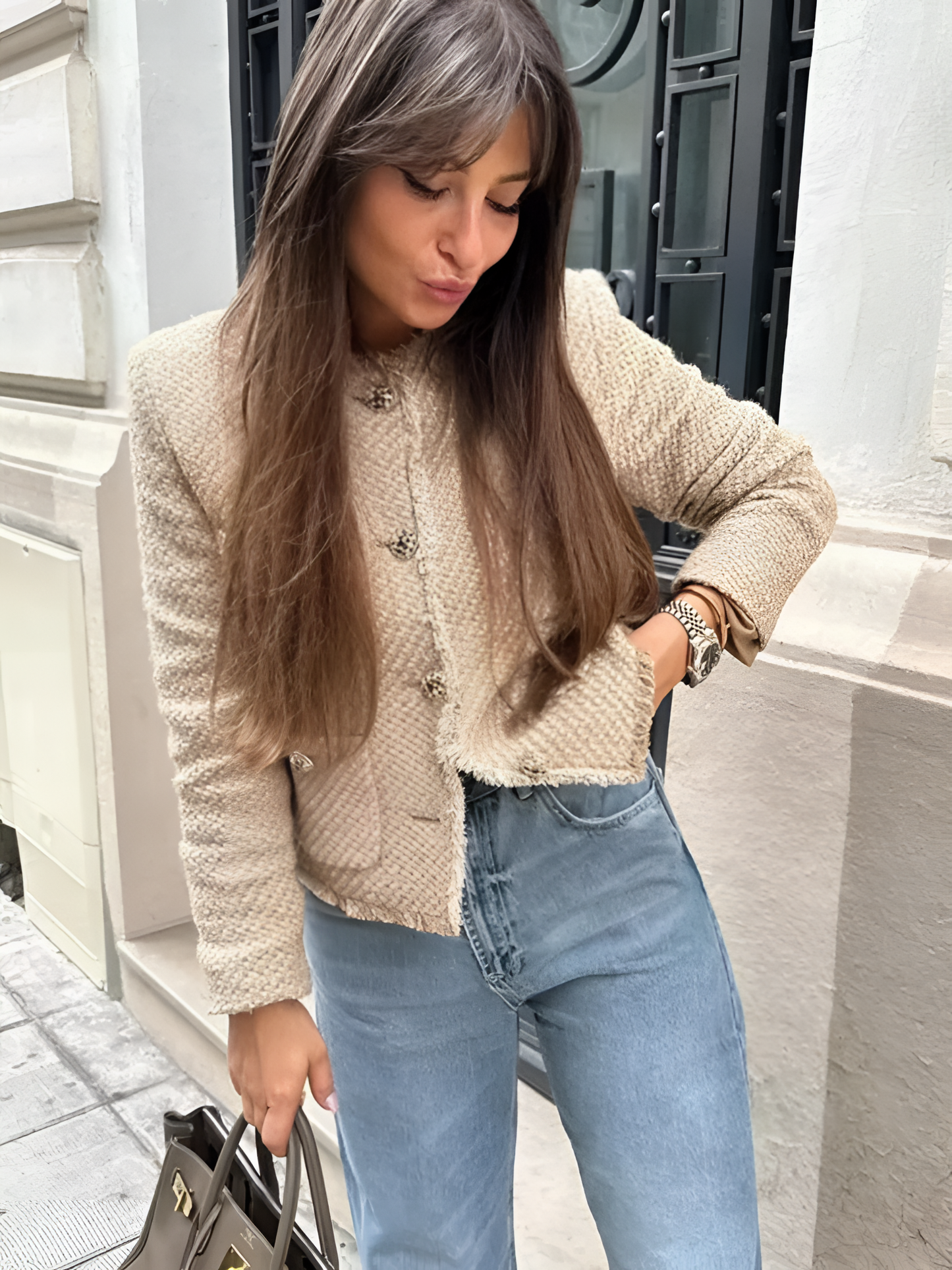 WW | Short tweed jacket