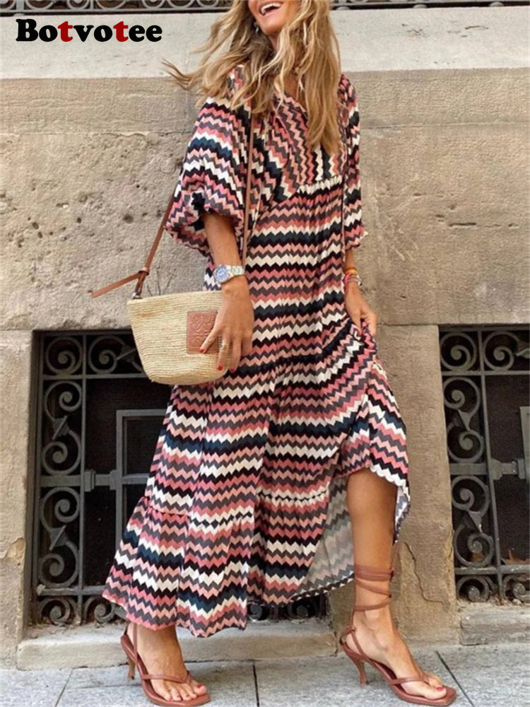 WW | Retro Print Kleid