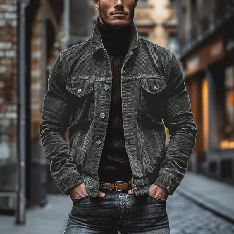 WW | Weinlese Stil Retro Cordjacke Für Herren