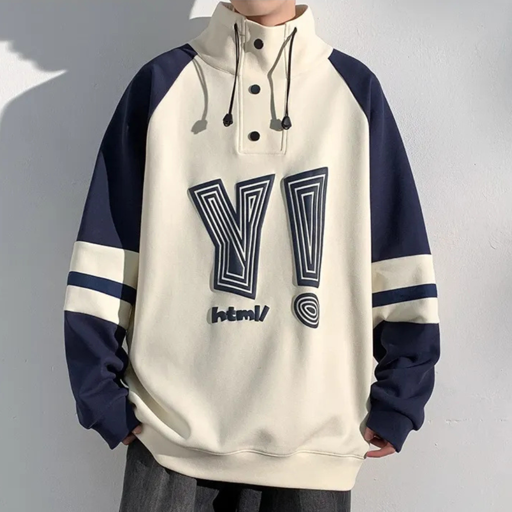 WW | Men's Stand-Up Collar Jumper