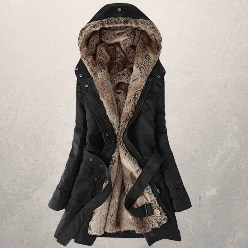 WW | Modische elegante und bequeme beige Jacke für den Winter