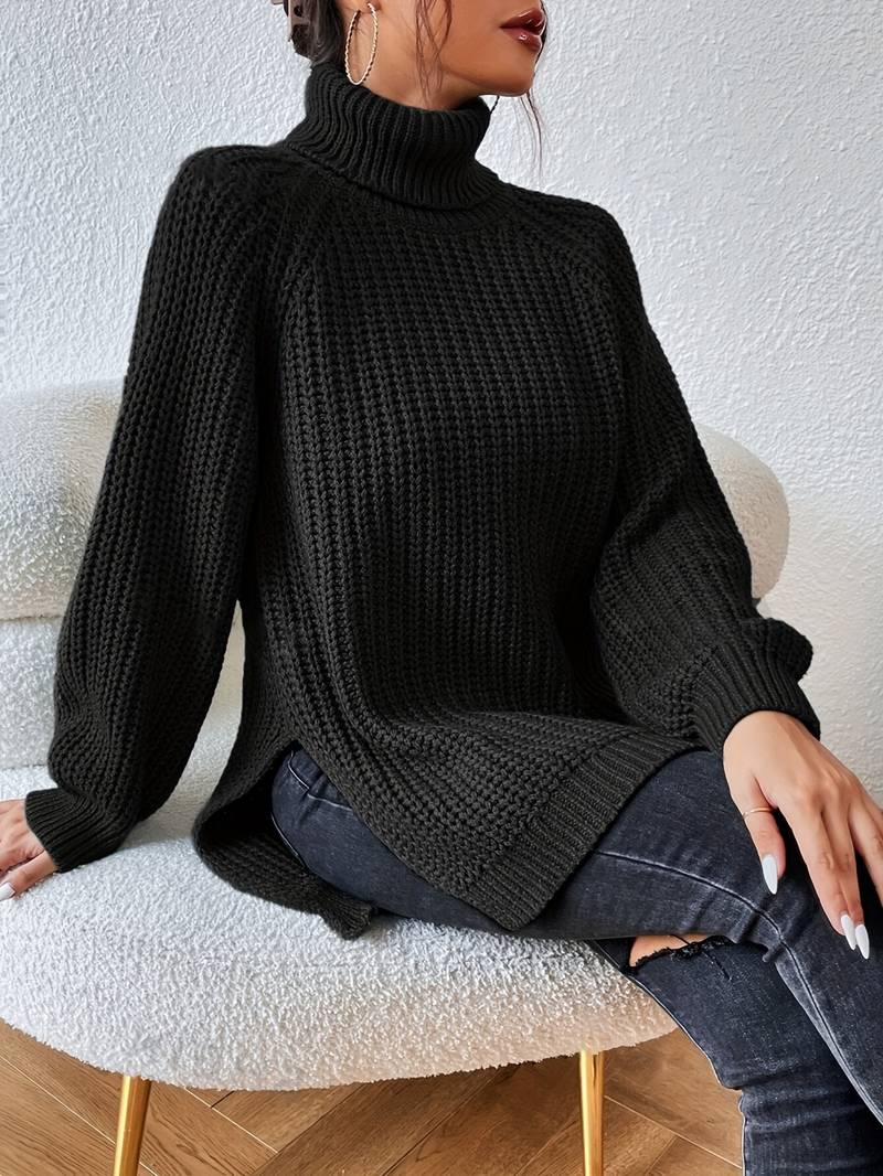 WW | Gestrickter Pullover in Übergröße Damen