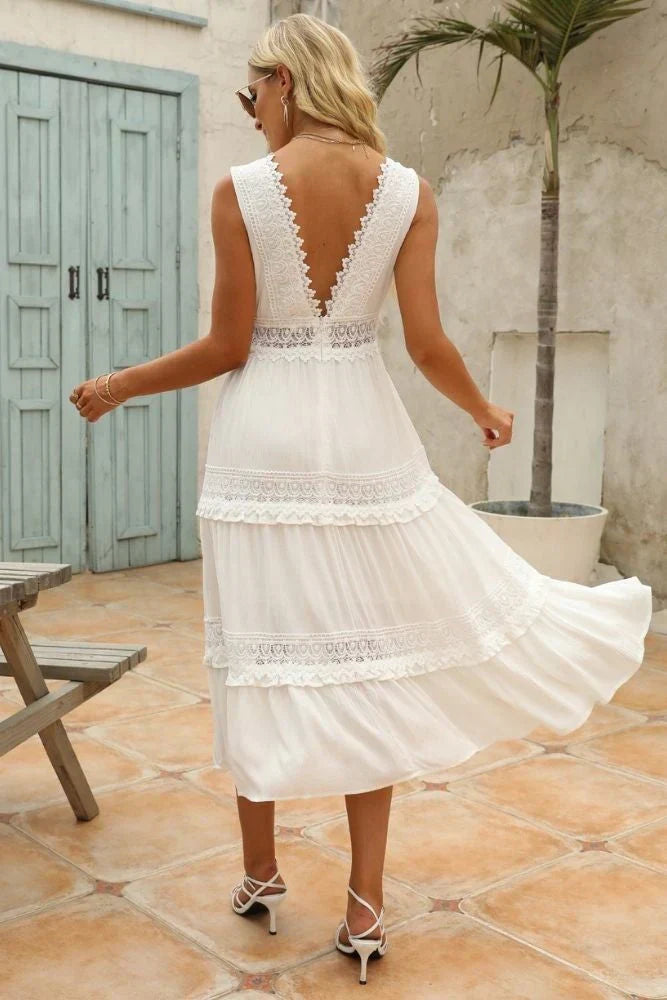 WW | Luftiges Boho Kleid Für Frauen