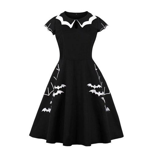 WW | Rockabilly Halloween Kleid Fledermaus