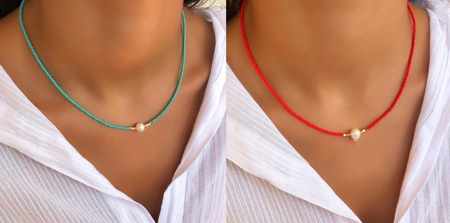 WW | Necklace With Natural Pearls