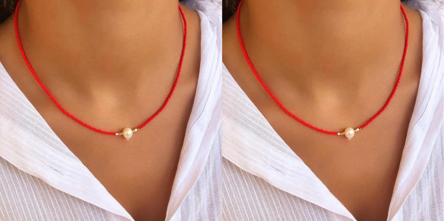 WW | Necklace With Natural Pearls