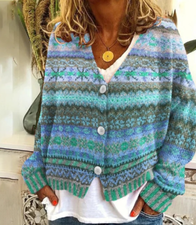 WW | Colorful Long-Sleeved Sweater