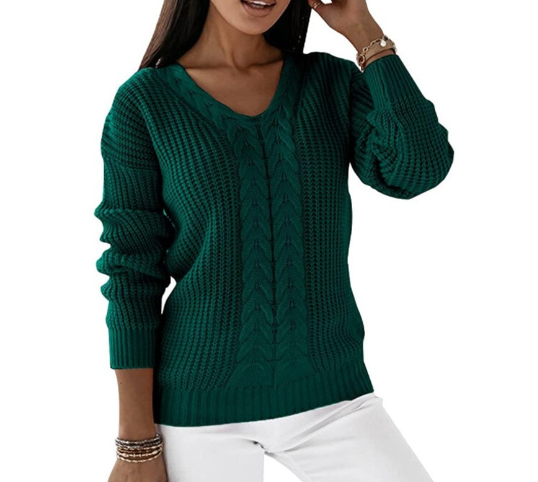 WW | Classic and Comfortable Knitted Sweater