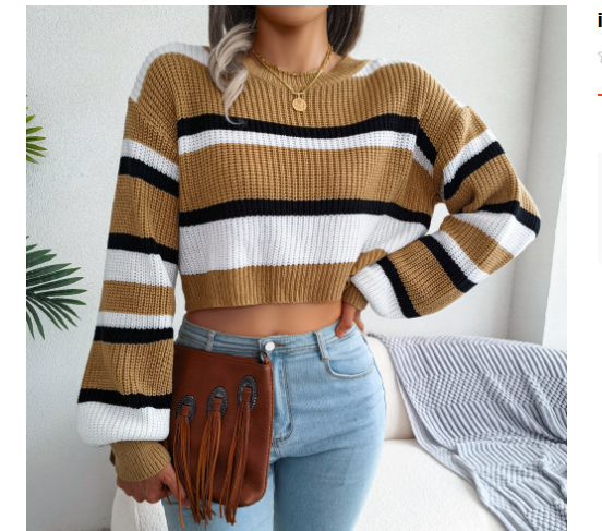 WW | Strickpullover mit Fallenden Schultern Trendy und Bequem
