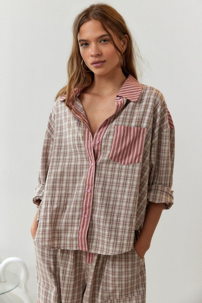 Payton Dreamy Pajama Set - Pink