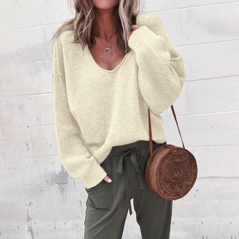 WW | Pullover mit V-Ausschnitt