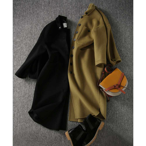 WW | Coat - Long elegant silhouette - Wide lapels - Comfortable casual cut