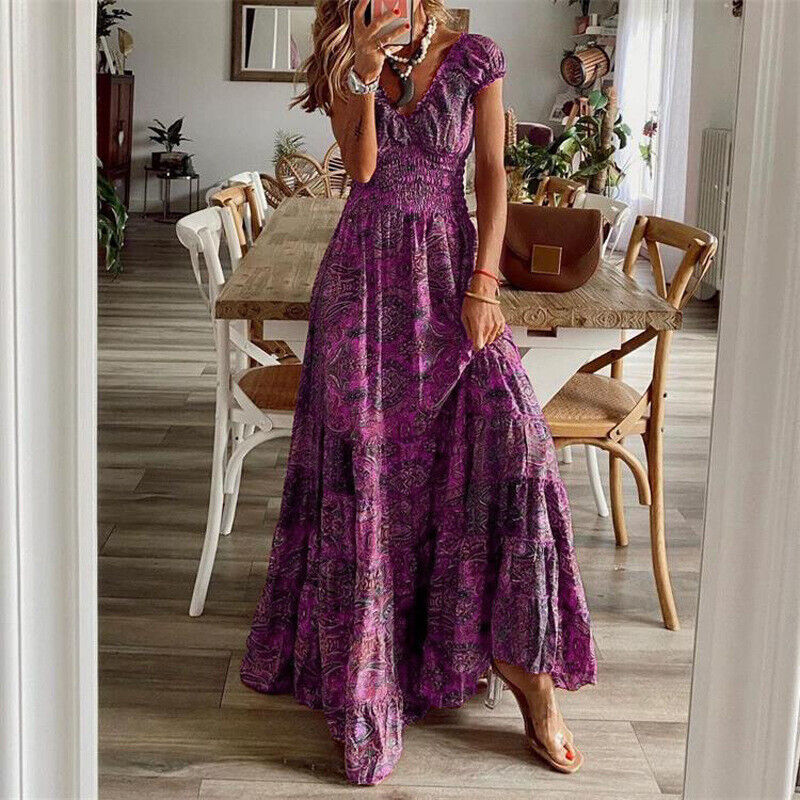 WW | Maßgeschneiderteres Langkleid Im Boho-Stil